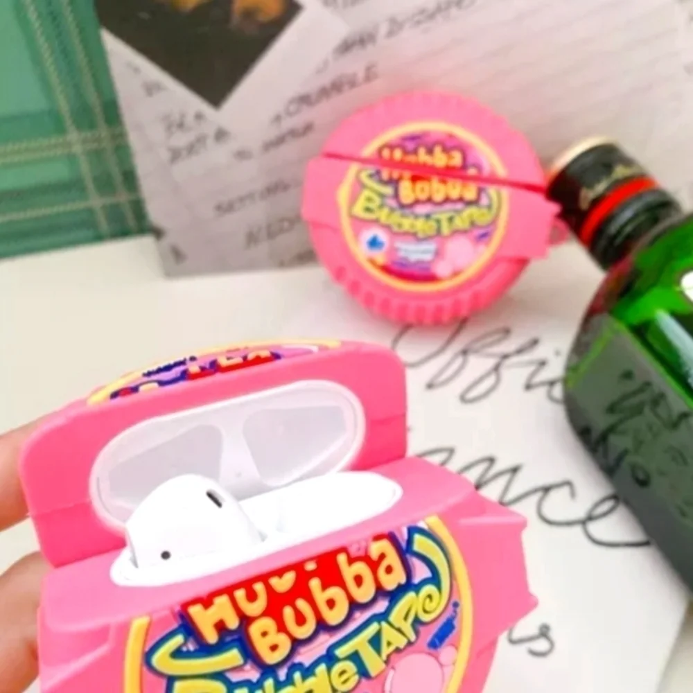 NEW BUBBLEGUM APPLE AIRPOD CASE